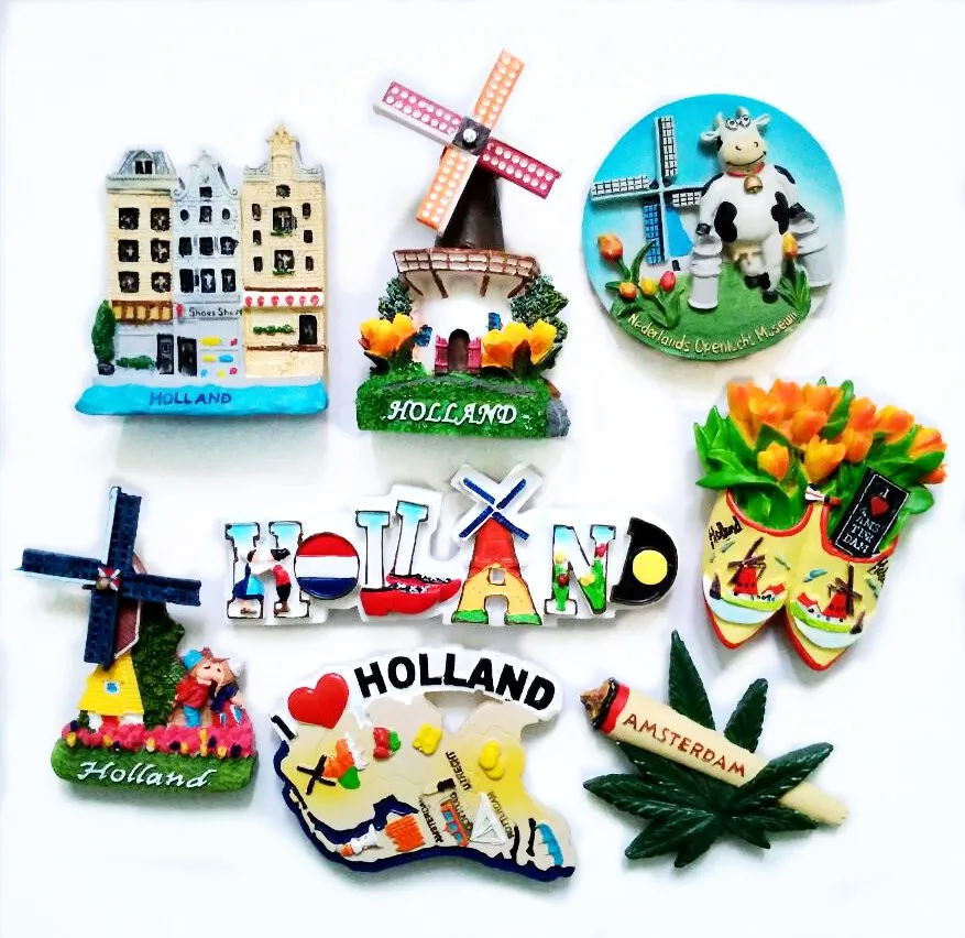 Netherlands Amsterdam Tulip Windmill 3D Fridge Magnets Tourism Souvenirs Refrigerator Magnetic Stickers Home Decortion
Netherlands Amsterdam Tulip Windmill 3D Fridge Magnets Tourism Souvenirs Refrigerator Magnetic Stickers Home Decortion