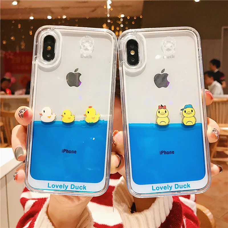 3D Cartoon Swimming Duck Animal Dynamic Liquid Quicksand Cover Case For Apple iphone XR XS MAX X 8 7 6 6s plus Phone Cases
3D Cartoon Swimming Duck Animal Dynamic Liquid Quicksand Cover Case For Apple iphone XR XS MAX X 8 7 6 6s plus Phone Cases