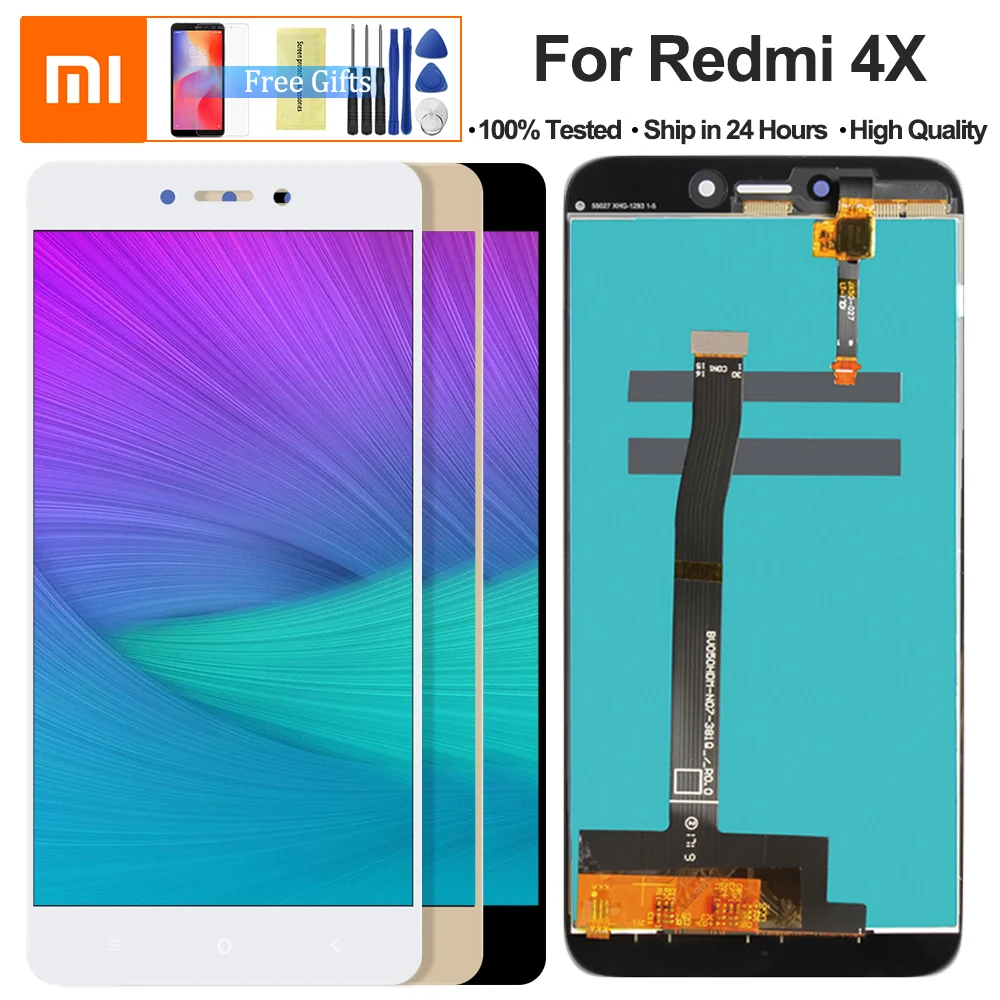 Global Version 5.0" IPS LCD For XIAOMI Redmi 4X LCD Display Touch Screen Digitizer with Frame For Xiaomi Redmi 4X Display 
Global Version 5.0" IPS LCD For XIAOMI Redmi 4X LCD Display Touch Screen Digitizer with Frame For Xiaomi Redmi 4X Display
