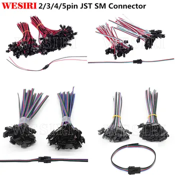 5-100 Pairs 2pin 3pin 4pin 5 pin JST SM Male/Female Connecter with 15cm Wire for LED Strip Light Lamp Driver
5-100 Pairs 2pin 3pin 4pin 5 pin JST SM Male/Female Connecter with 15cm Wire for LED Strip Light Lamp Driver