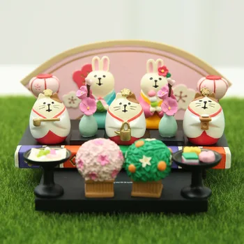 Japan kawaii cute mascot kimono rabbit maid calico cat royal traditional family banquet decoration sakura figure toys ornament
Japan kawaii cute mascot kimono rabbit maid calico cat royal traditional family banquet decoration sakura figure toys ornament