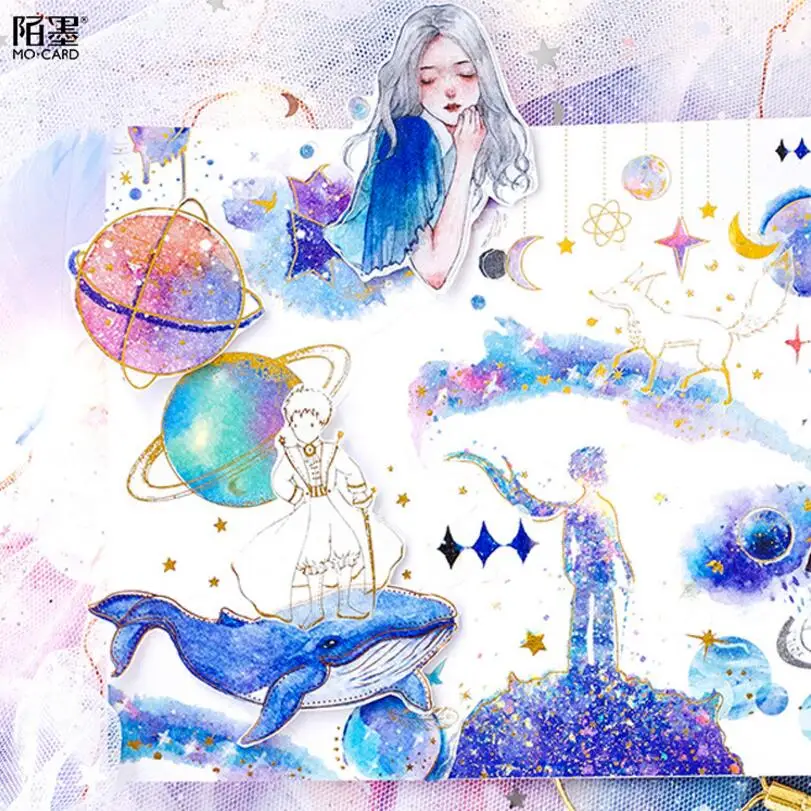 60 pcs/lot Watercolor Feather Elk Planet Girl Decorative Washi Stickers Scrapbooking Stick Label Diary Stationery Album Stickers
60 pcs/lot Watercolor Feather Elk Planet Girl Decorative Washi Stickers Scrapbooking Stick Label Diary Stationery Album Stickers