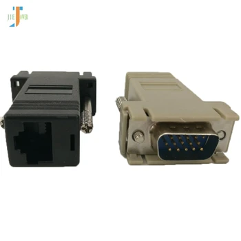 300pcs/lot High Quality Network Cable Adapter VGA Extender Male To LAN CAT5 CAT5e CAT6 RJ45 Female
300pcs/lot High Quality Network Cable Adapter VGA Extender Male To LAN CAT5 CAT5e CAT6 RJ45 Female