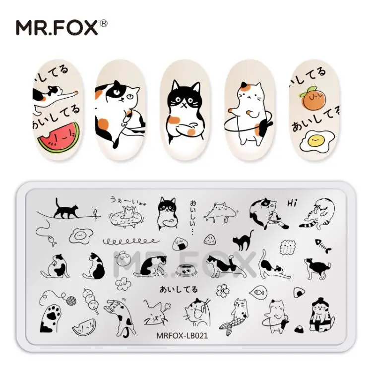 MRFOX Nail Stamping Plates Nail Template 3D Animal Geometric Line Flower Image Stamp Nail Art Stamp Image Template
MRFOX Nail Stamping Plates Nail Template 3D Animal Geometric Line Flower Image Stamp Nail Art Stamp Image Template