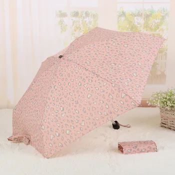 Yuding Manual Travel Female Umbrellas Leopard Printing UV Protection Rainy/sunny Umbrella Mini Pocket Umbrella For Girls/Women
Yuding Manual Travel Female Umbrellas Leopard Printing UV Protection Rainy/sunny Umbrella Mini Pocket Umbrella For Girls/Women