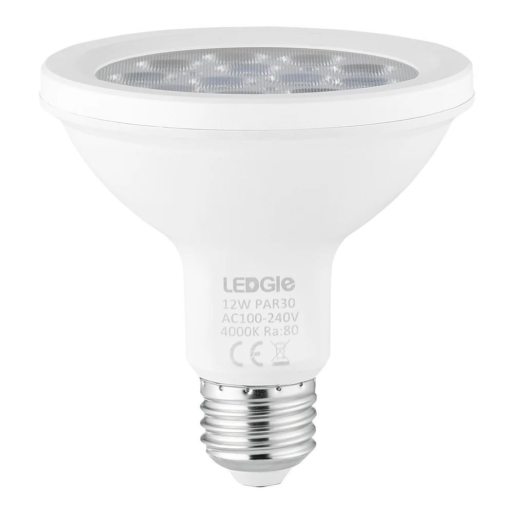 LEDGLE PAR30 Spotlight Bulbs LED Bulbs Energy-efficient Bulb, 12W, Non Dimmable, 4000K Natural White
LEDGLE PAR30 Spotlight Bulbs LED Bulbs Energy-efficient Bulb, 12W, Non Dimmable, 4000K Natural White