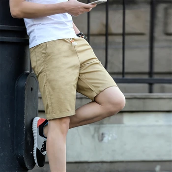 2019 Solid Color Men's Shorts Summer Fashion Casual Cotton Slim Men's Casual Shorts Classic Knee Long Quality Men's Shorts
2019 Solid Color Men's Shorts Summer Fashion Casual Cotton Slim Men's Casual Shorts Classic Knee Long Quality Men's Shorts