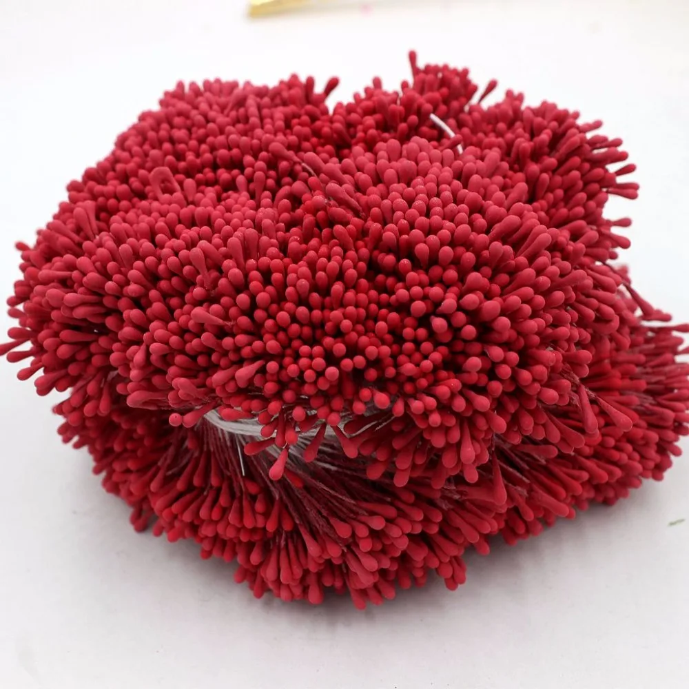 Free Shipping 4200Pcs 3"length 1.5mm Red Matte Stamen Double heads Strong Stem Flower Cake Stamens For DIY Wedding Decoration
Free Shipping 4200Pcs 3"length 1.5mm Red Matte Stamen Double heads Strong Stem Flower Cake Stamens For DIY Wedding Decoration