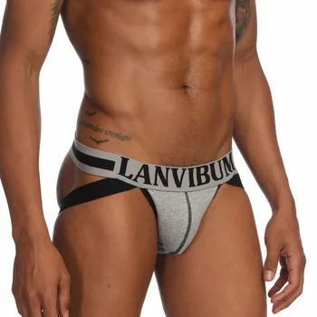LANVIBUM Brand Male Sexy Underwear Men's Thong Jockstraps Low Waist Leakage Hip U Convex Design Sexy Panties
LANVIBUM Brand Male Sexy Underwear Men's Thong Jockstraps Low Waist Leakage Hip U Convex Design Sexy Panties