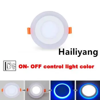 New LED Panel Downlight 6W 9W 16W 24W 3 Model LED Lamp Panel Light Double Color LED Ceiling Recessed Lights Indoor Lighting Bulb
New LED Panel Downlight 6W 9W 16W 24W 3 Model LED Lamp Panel Light Double Color LED Ceiling Recessed Lights Indoor Lighting Bulb