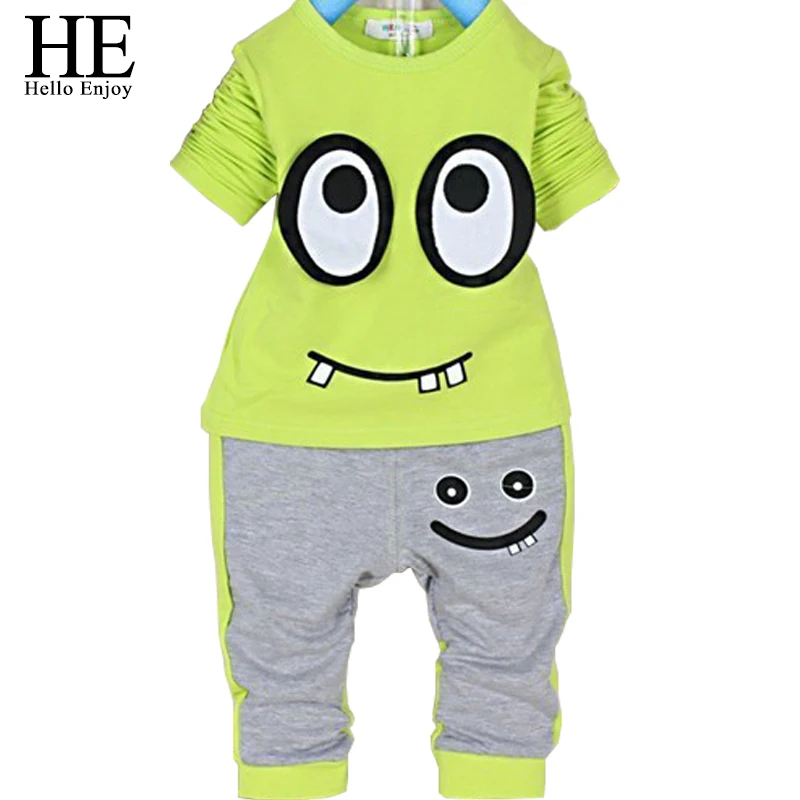 HE Hello Enjoy kids clothes set spring autumn boys clothing girls clothes long sleeve tops +pants suit cartoon children clothing
HE Hello Enjoy kids clothes set spring autumn boys clothing girls clothes long sleeve tops +pants suit cartoon children clothing