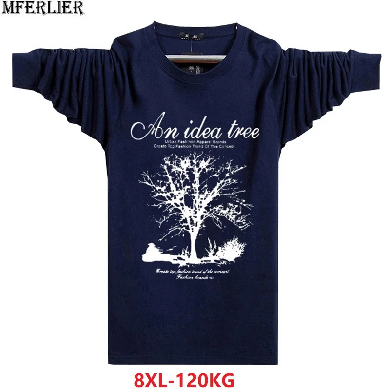 autumn men tshirt 8XL long sleeve large size big 6XL 7XL print Christmas wishing Tree autumn tshirt cotton tees navy blue tops
autumn men tshirt 8XL long sleeve large size big 6XL 7XL print Christmas wishing Tree autumn tshirt cotton tees navy blue tops