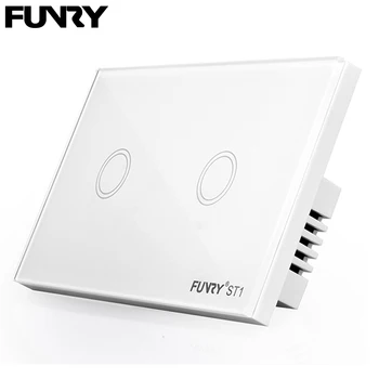 Wall Light Switch Touch Switch Luxury Crystal Glass Panel Led Light Switch 110-240V 120*73*34mm Funry ST1 2Gang US Standard
Wall Light Switch Touch Switch Luxury Crystal Glass Panel Led Light Switch 110-240V 120*73*34mm Funry ST1 2Gang US Standard