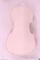 4/4 White violin unfinished violin Flame maple wood 4/4 High quality New