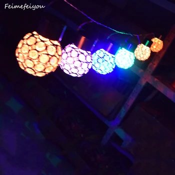 Solar Powered Outdoor Lamp Color Changing Crystal Ball Lights Decorative LED Light Lantern Hanger on Top Landscape Lighting
Solar Powered Outdoor Lamp Color Changing Crystal Ball Lights Decorative LED Light Lantern Hanger on Top Landscape Lighting