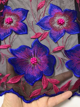 Latest African Lace Fabric 2019 Pink Blue Black Tulle Lace Fabric With Beads High Quality African Nigerian Women For 5 yards
Latest African Lace Fabric 2019 Pink Blue Black Tulle Lace Fabric With Beads High Quality African Nigerian Women For 5 yards