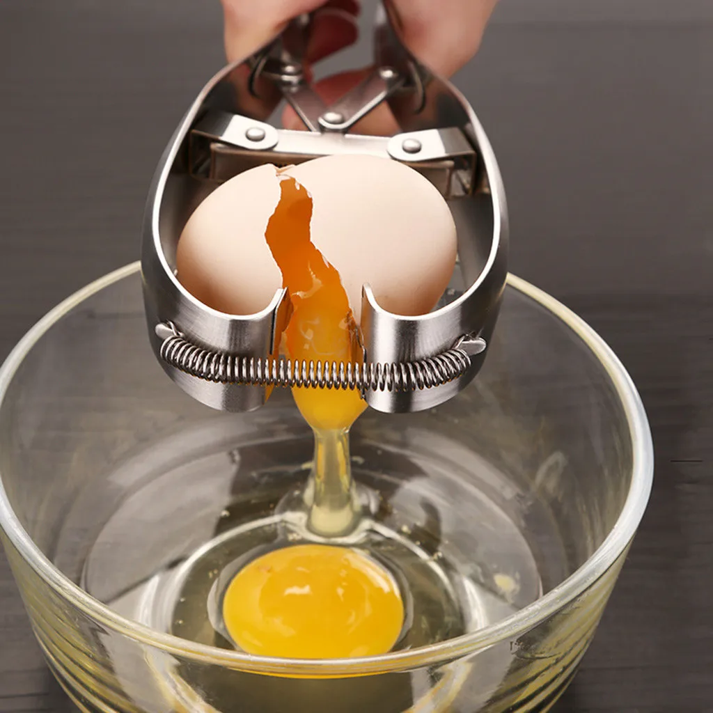 Stainless Steel Egg Scissors Eggshell Cutter Egg Cracker Separator Raw Egg Opener Creative Kitchen Tools Kitchen Gadgets
Stainless Steel Egg Scissors Eggshell Cutter Egg Cracker Separator Raw Egg Opener Creative Kitchen Tools Kitchen Gadgets