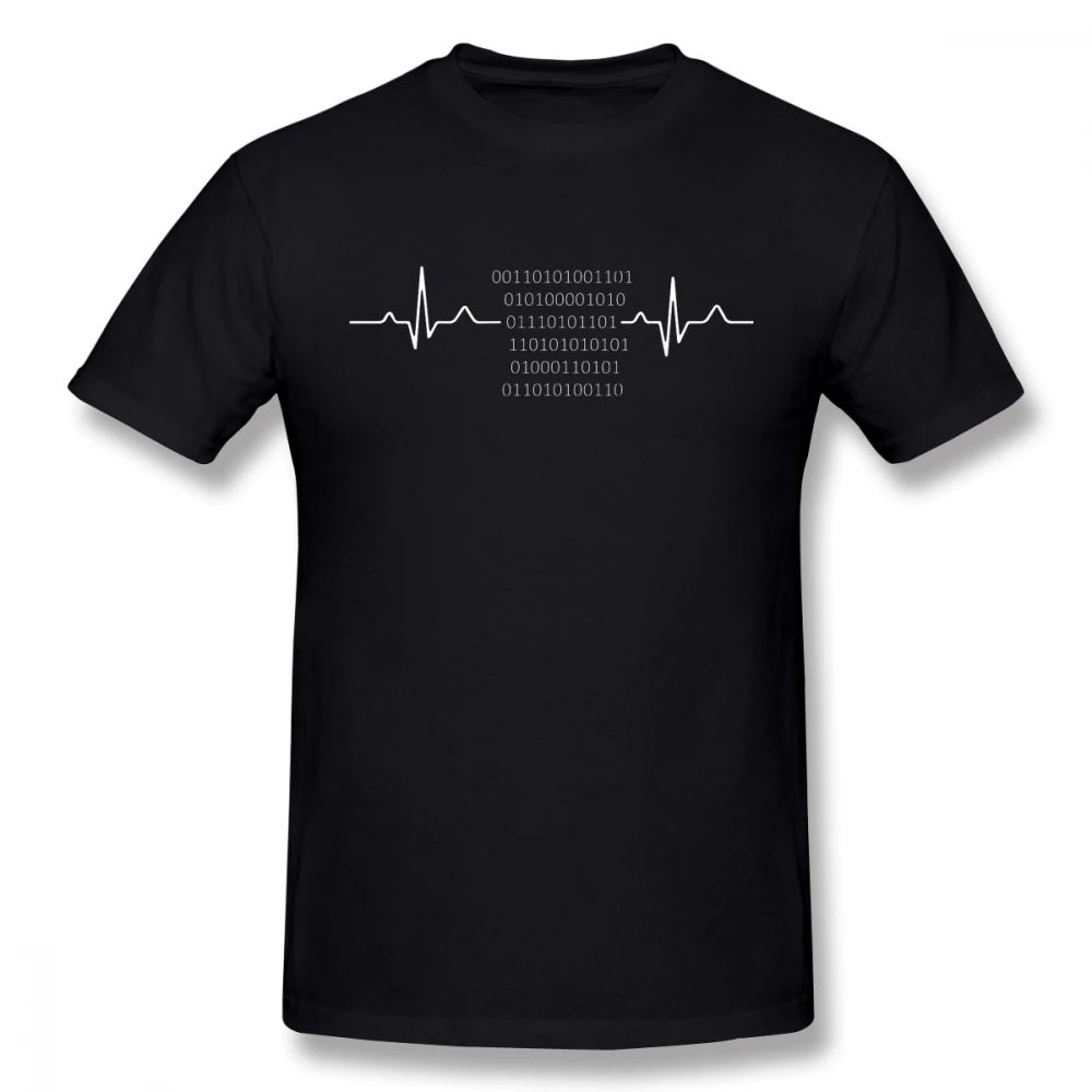 Heartbeat Of Programmer Men T Shirt Hip Hop Couples 4XL 5XL 6XL O-neck Cotton Short Sleeve Funny T-shirts
Heartbeat Of Programmer Men T Shirt Hip Hop Couples 4XL 5XL 6XL O-neck Cotton Short Sleeve Funny T-shirts