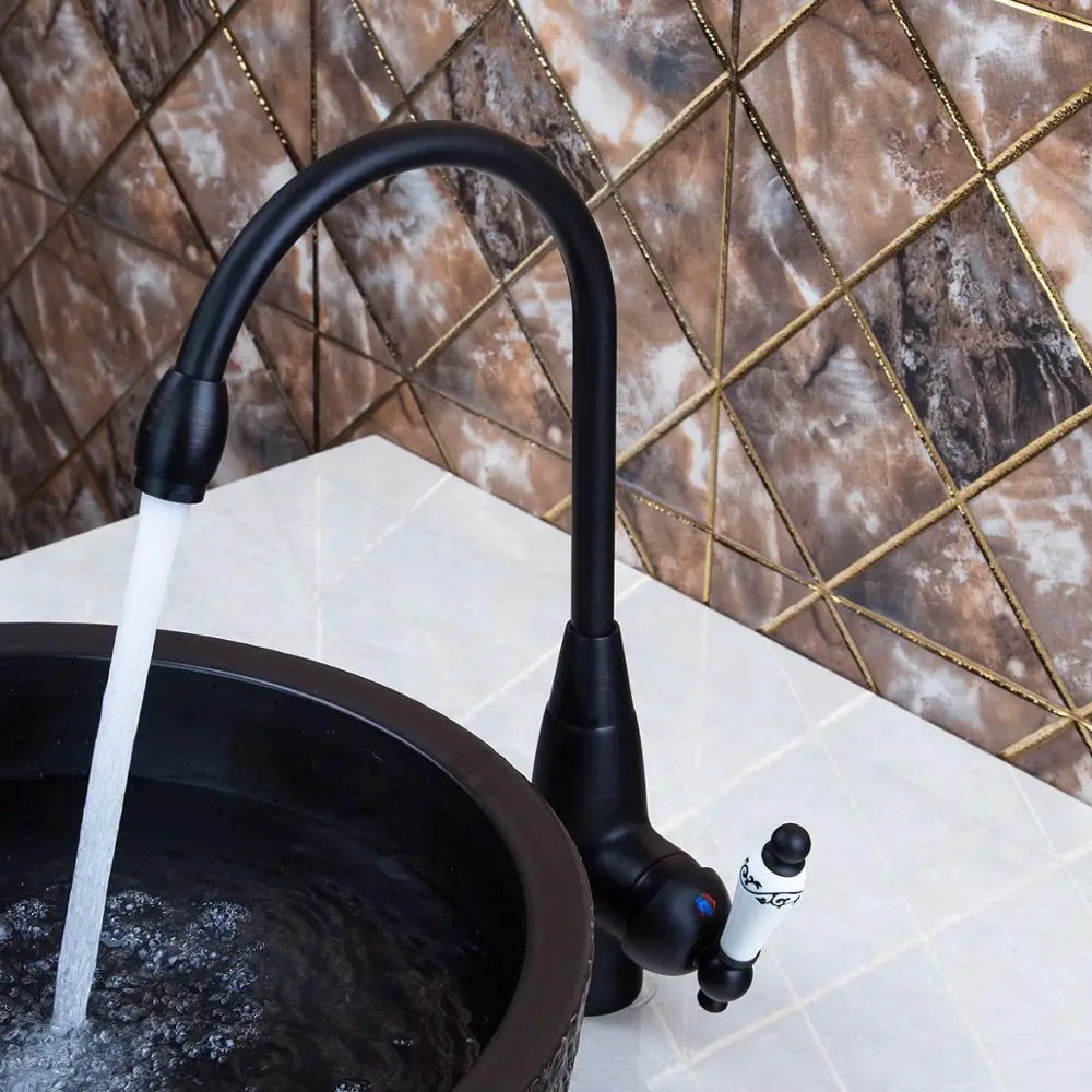 Bathroom Sink Faucet Oil Rubbed Bronze 360 Degree Turn Basin Faucet Water Tap Single Handle Cold and Hot Water ZD324
Bathroom Sink Faucet Oil Rubbed Bronze 360 Degree Turn Basin Faucet Water Tap Single Handle Cold and Hot Water ZD324