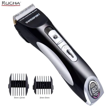 New Rechargeable Electric Hair Trimmer Clipper Ceramic Lithium Cutting Blade High Power Salon LCD Display Hair Cutting Machine
New Rechargeable Electric Hair Trimmer Clipper Ceramic Lithium Cutting Blade High Power Salon LCD Display Hair Cutting Machine