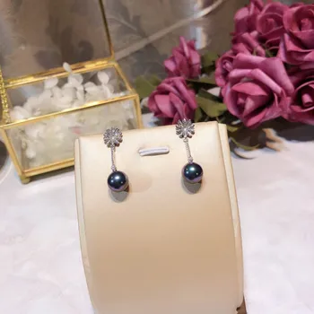 Pure 925 Sterling Silver Dangle Earrings Sweet Sparkling Women Jewelry Fashion Designer Quality Natural Pearl Drop Earrings
Pure 925 Sterling Silver Dangle Earrings Sweet Sparkling Women Jewelry Fashion Designer Quality Natural Pearl Drop Earrings