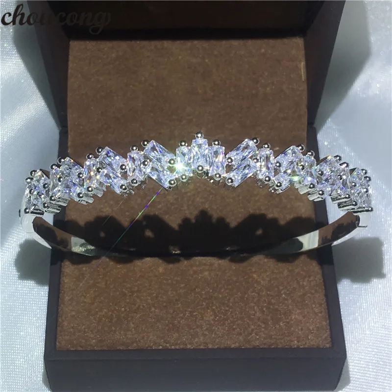 choucong Bohemia Style bracelet 5A cubic zirconia Stone White Gold Filled Engagement bangle for women wedding accessaries
choucong Bohemia Style bracelet 5A cubic zirconia Stone White Gold Filled Engagement bangle for women wedding accessaries