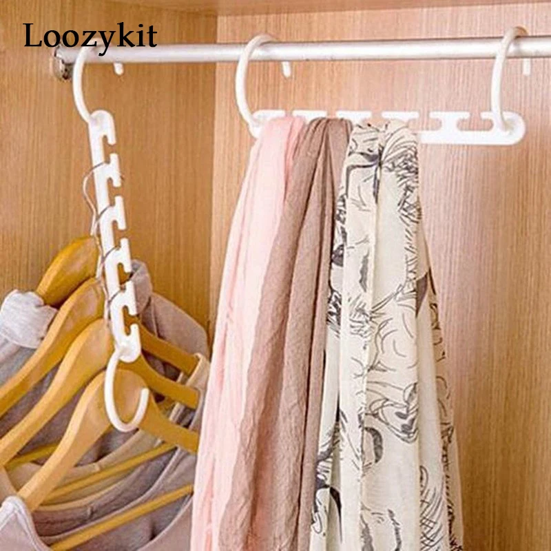Loozykit 1PC Mult-function Space Saving Hanger Plastic Cloth Hanger Hook Magic Clothes Hanger With Hook Closet Organizer Home
Loozykit 1PC Mult-function Space Saving Hanger Plastic Cloth Hanger Hook Magic Clothes Hanger With Hook Closet Organizer Home