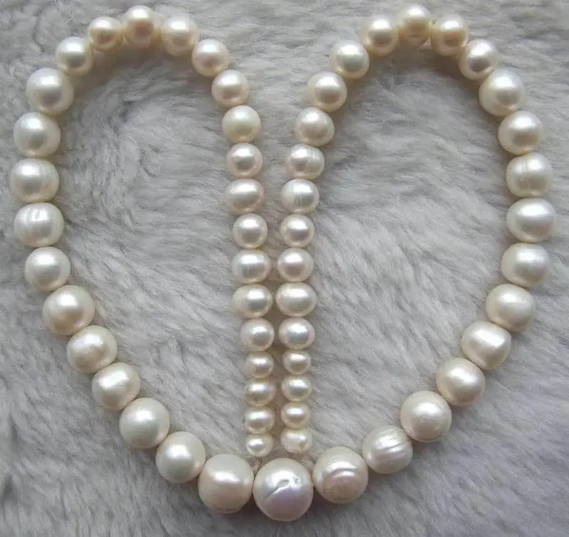 Free shipping Miss00189 About 6mm-12mm White Freshwater Pearl Graduated Round Loose Beads 15.5"
Free shipping Miss00189 About 6mm-12mm White Freshwater Pearl Graduated Round Loose Beads 15.5"