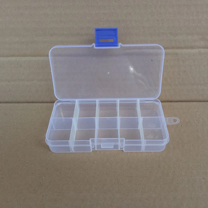 10 Grids Adjustable Transparent Plastic Storage Box for Small Component Jewelry Tool Box Bead Pills Organizer Nail Art Tip Case
10 Grids Adjustable Transparent Plastic Storage Box for Small Component Jewelry Tool Box Bead Pills Organizer Nail Art Tip Case