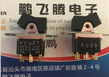Original new 100% Japan import FEN21 6pin 2gear button rocking head and warping switch with fixed hole ON-0N 6A AC125V 6A AC250V
Original new 100% Japan import FEN21 6pin 2gear button rocking head and warping switch with fixed hole ON-0N 6A AC125V 6A AC250V