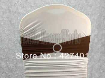 Hot Sale Chocolate Brown Spandex Bands / Lycra Band With Round Diamond Buckle With Pin For Wedding & Banquet
Hot Sale Chocolate Brown Spandex Bands / Lycra Band With Round Diamond Buckle With Pin For Wedding & Banquet