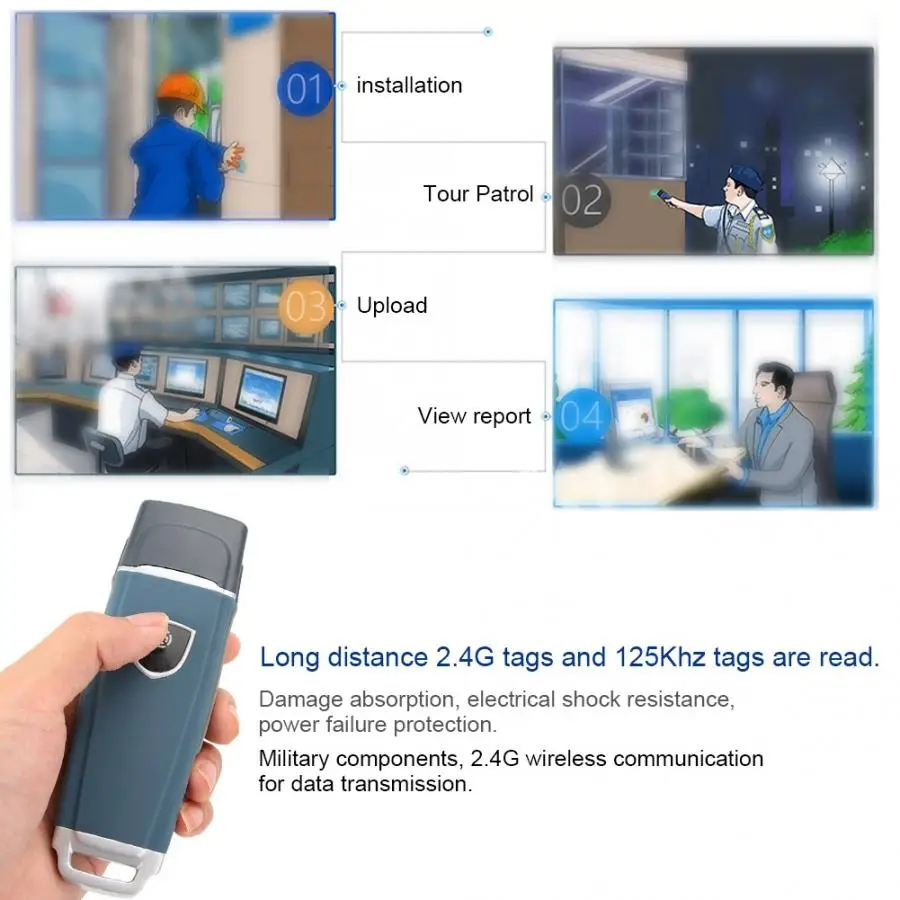 100-240V Inductive Patrol Tour System LCD Display Security Patrol Wand with Battery 2019
100-240V Inductive Patrol Tour System LCD Display Security Patrol Wand with Battery 2019