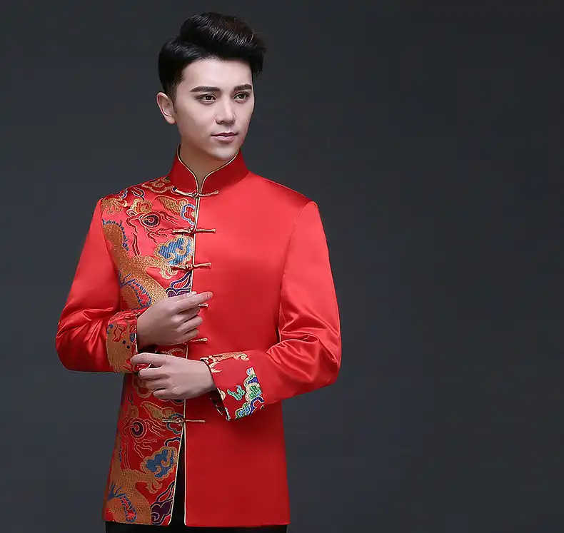 Traje De Novio De Estilo Chino Tradicional Camisa Superior Para Hombre Cheongsam Tang Traje Vintage Chaqueta Para El Extranjero Chino Aliexpress