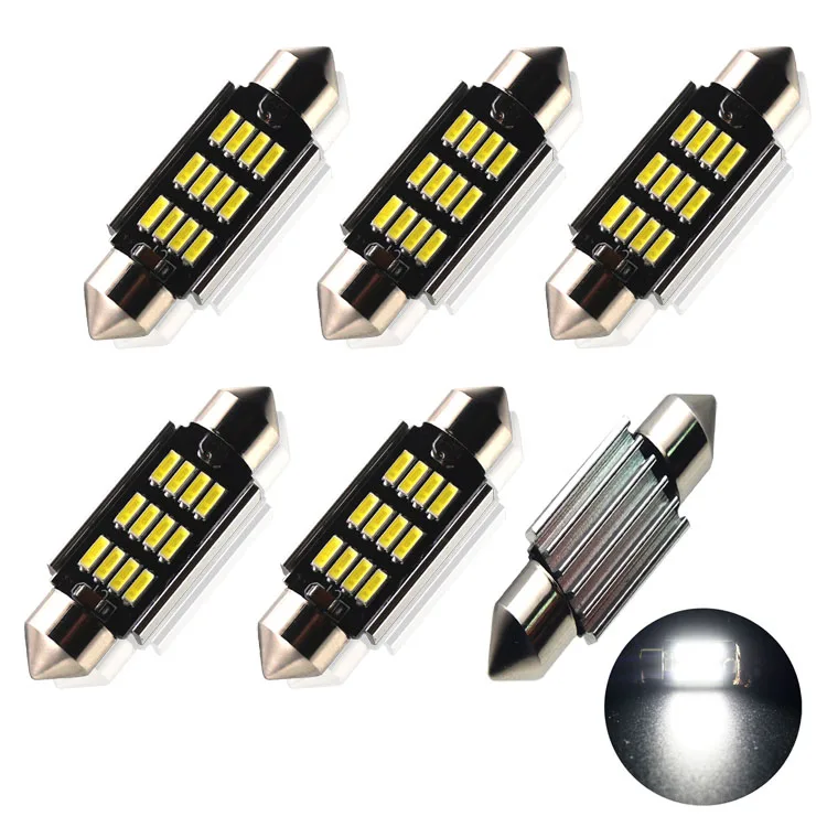 6PCS C5W LED Car Interior Light Canbus Festoon 31mm 36mm 39mm 42mm LED Bulbs 6000K White Dome Reading Light Auto Lamp 12V
6PCS C5W LED Car Interior Light Canbus Festoon 31mm 36mm 39mm 42mm LED Bulbs 6000K White Dome Reading Light Auto Lamp 12V