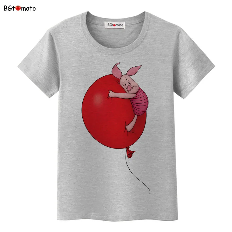 BGtomato Famous cartoon star Piglet t shirt Women lovely cute summer cool shirt Brand Good quality soft shirt casual tops
BGtomato Famous cartoon star Piglet t shirt Women lovely cute summer cool shirt Brand Good quality soft shirt casual tops