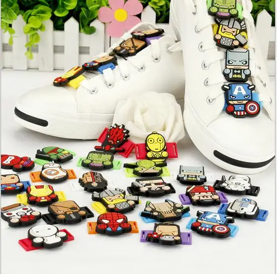 Children's gift cartoon LEGO Marvel's Avengers shoes accessories Cloth shoes sneakers shoes lace buckle
Children's gift cartoon LEGO Marvel's Avengers shoes accessories Cloth shoes sneakers shoes lace buckle