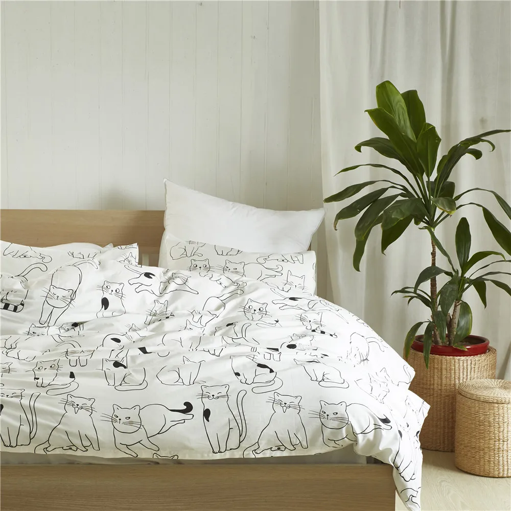 Cartoon Black Minimalist Puppy Pattern Bedding Set For Adults 2/3 USA UK King Queen Size Twin Double Duvet Cover Set Pillowcases
Cartoon Black Minimalist Puppy Pattern Bedding Set For Adults 2/3 USA UK King Queen Size Twin Double Duvet Cover Set Pillowcases