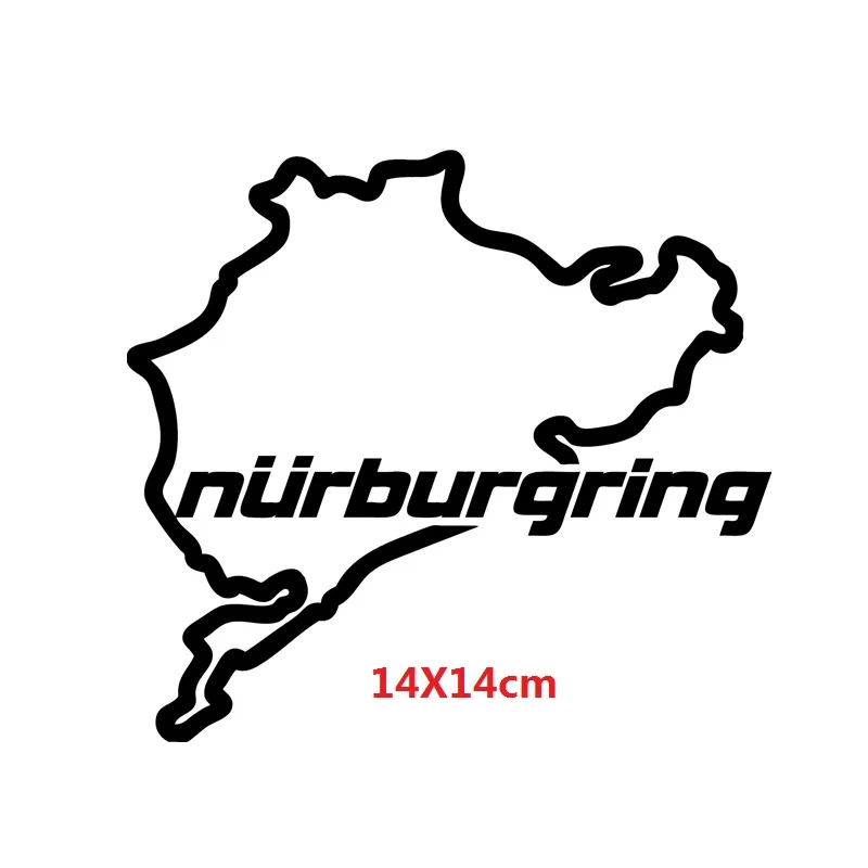 Funny Nurburgring car window decal wall Sticker Truck Bumper Boat Laptop Vinyl Decal 14 X cm | Дом и сад