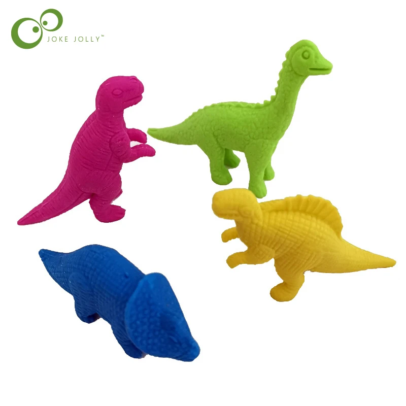 4pcs/lot Cute TPR Eraser Creative Cartoon Dinosaur Eraser For Kids Gift Stationery Student Dinosaur Model Toys for Children GYH
4pcs/lot Cute TPR Eraser Creative Cartoon Dinosaur Eraser For Kids Gift Stationery Student Dinosaur Model Toys for Children GYH