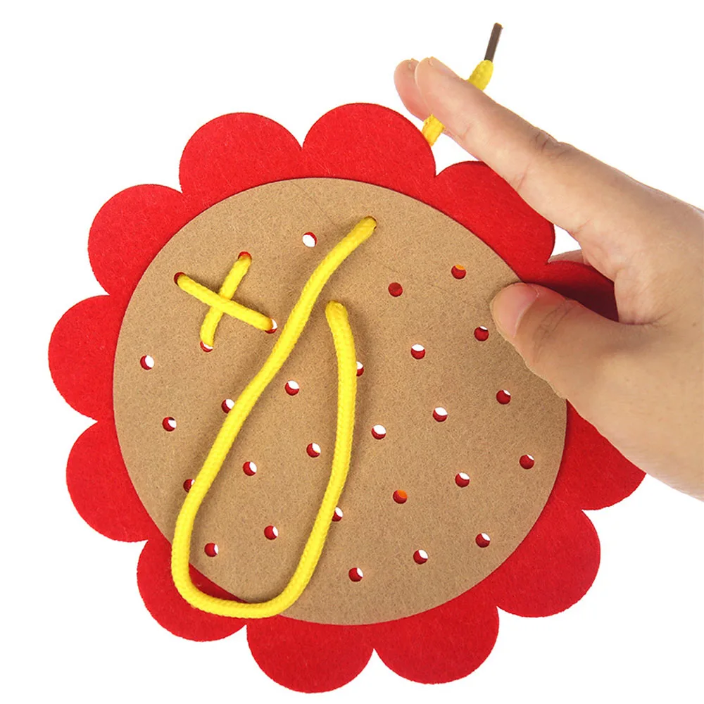 1pc Kids Sunflower Non-woven Threading Toys Wearing Rope Basic Survival Skills Educational for Children DIY Montessori Materials
1pc Kids Sunflower Non-woven Threading Toys Wearing Rope Basic Survival Skills Educational for Children DIY Montessori Materials