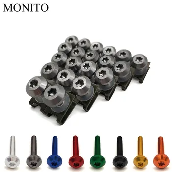 20pcs M6 Motorcycle Fairing Bolts Nut Kit Body Fastener Clips Screws For yamaha aerox155 mt03 aerox 155 yz 125 fz8 xsr700 XSR900
20pcs M6 Motorcycle Fairing Bolts Nut Kit Body Fastener Clips Screws For yamaha aerox155 mt03 aerox 155 yz 125 fz8 xsr700 XSR900
