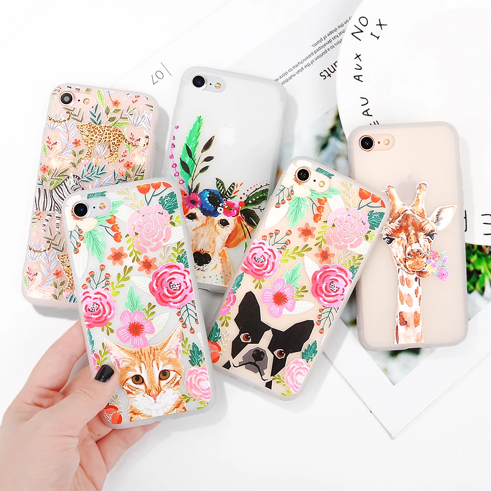Vintage Retro 3D Floral Print Phone Cases For iphone 5 5s 6 6S Plus 7 8 Plus Cartoon Animal Cat Dog Tiger Silicone Back Covers
Vintage Retro 3D Floral Print Phone Cases For iphone 5 5s 6 6S Plus 7 8 Plus Cartoon Animal Cat Dog Tiger Silicone Back Covers