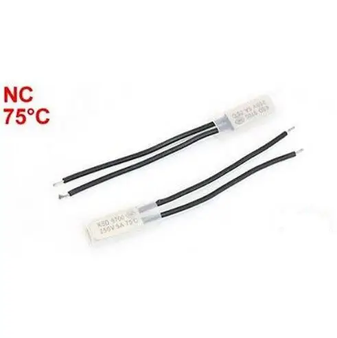 5pcs/lot KSD9700 5A250V 75 Degree Celsius (N.C.) Normally Closed Temperature Switch Thermostat Thermal Protector
5pcs/lot KSD9700 5A250V 75 Degree Celsius (N.C.) Normally Closed Temperature Switch Thermostat Thermal Protector