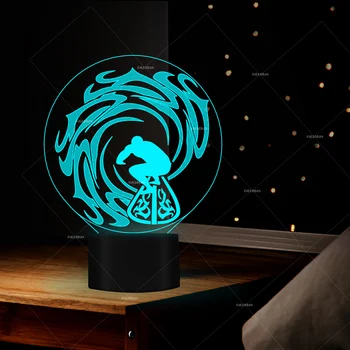 Surfing shape personality multi-color night light creative gift 7 Changing Colors LED Lamp for room decoration or amazing gift
Surfing shape personality multi-color night light creative gift 7 Changing Colors LED Lamp for room decoration or amazing gift