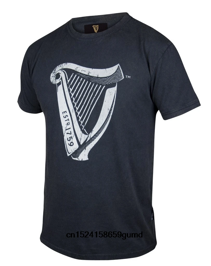Funny Men t shirt Women novelty tshirt Guinness Black 1759 Distressed Harp - Cotton Graphic Short Sleeve Tee T-Shirt
Funny Men t shirt Women novelty tshirt Guinness Black 1759 Distressed Harp - Cotton Graphic Short Sleeve Tee T-Shirt