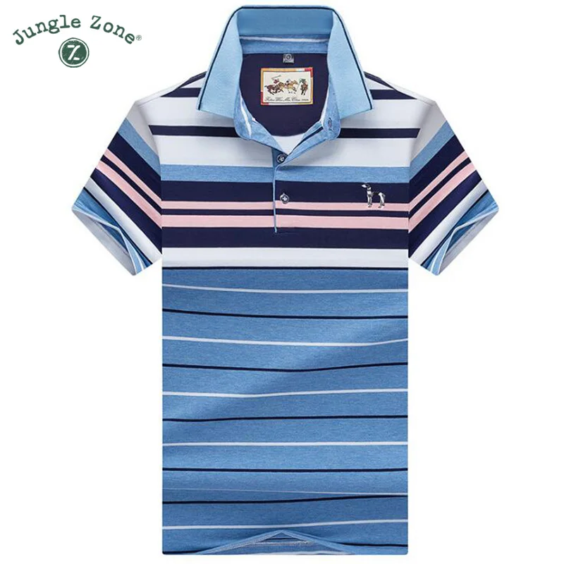 JUNGLE ZONE Men Top Clothing Summer Breathable Polos Knitted fabric Striped Polo Shirt Brand Men's clothing polo shirt 8089
JUNGLE ZONE Men Top Clothing Summer Breathable Polos Knitted fabric Striped Polo Shirt Brand Men's clothing polo shirt 8089
