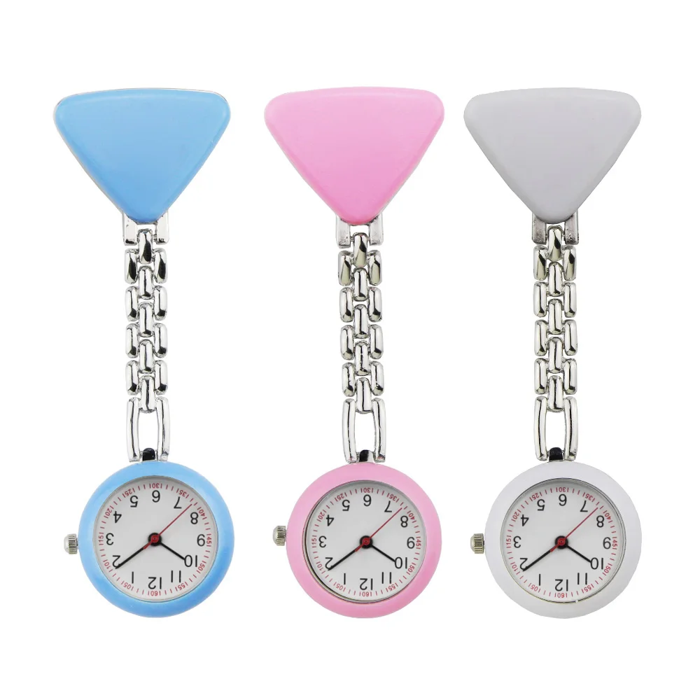 Triangle Card Table Creative Pocket Watch Clip-on Fob Quartz Brooch Hanging Nurse Casual Watch Men Women Unisex Plastic Fashion
Triangle Card Table Creative Pocket Watch Clip-on Fob Quartz Brooch Hanging Nurse Casual Watch Men Women Unisex Plastic Fashion