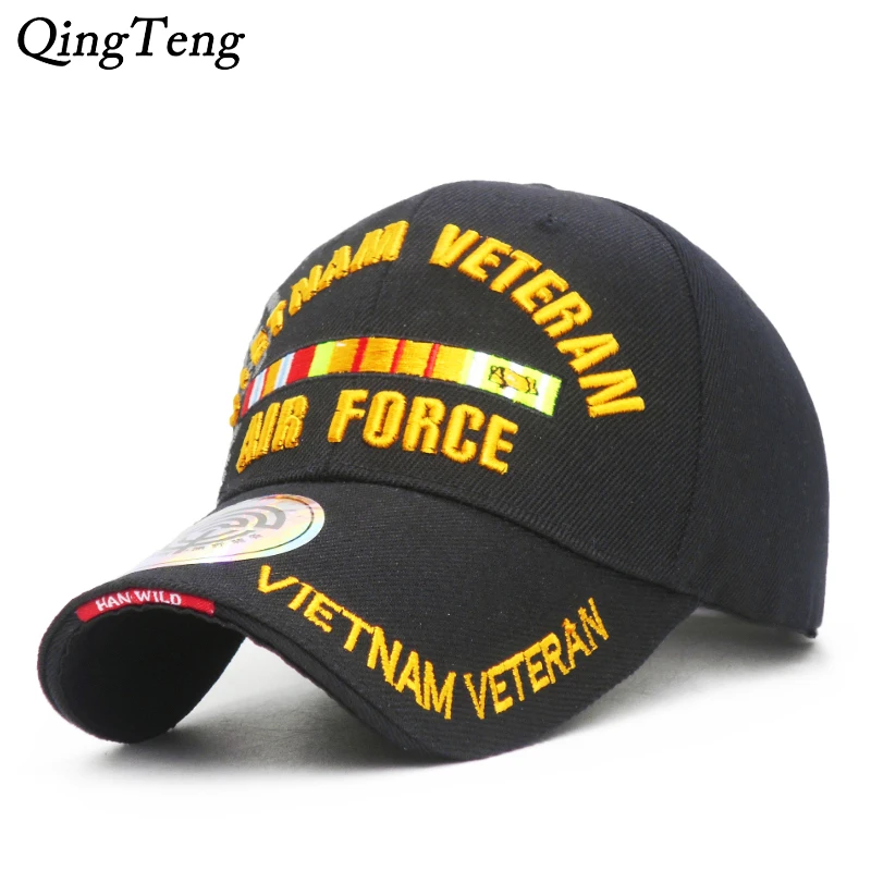 Embroidered Letters VIETNAM VETERAN Baseball Caps For Men Air Force Tactical Baseball Hat Outdoor Arm Caps Casual Dad Hat
Embroidered Letters VIETNAM VETERAN Baseball Caps For Men Air Force Tactical Baseball Hat Outdoor Arm Caps Casual Dad Hat