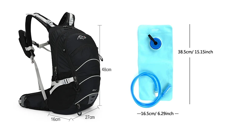 Cheap waterproof 20L Bicycle backpack for MTB bike,bicycle hydration bags cycling riding breathable Ergonomic backpack,no water bag 0