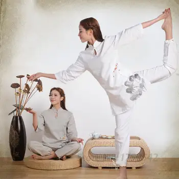 The New Spring and Summer of 2016 Hand-painted Cotton and Linen Suit Female Yoga Yoga More Meditation Lay Under The Tea
The New Spring and Summer of 2016 Hand-painted Cotton and Linen Suit Female Yoga Yoga More Meditation Lay Under The Tea